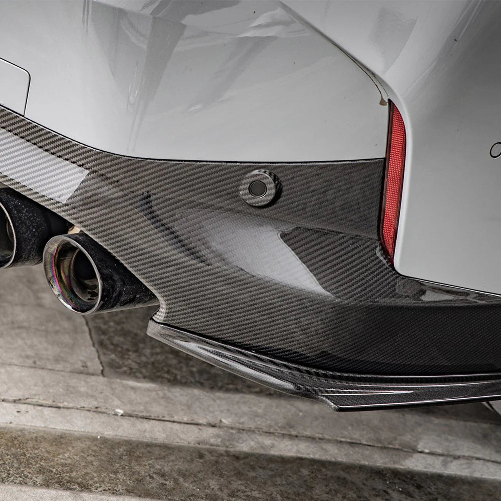 Sooqoo Dry Carbon Rear Spats for BMW 2 Series G42 (2022–Present)