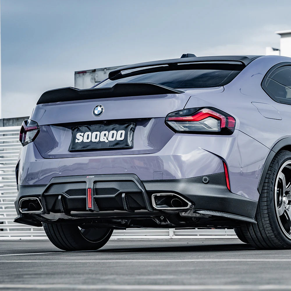 Sooqoo Dry Carbon Rear Spats for BMW 2 Series G42 (2022–Present)