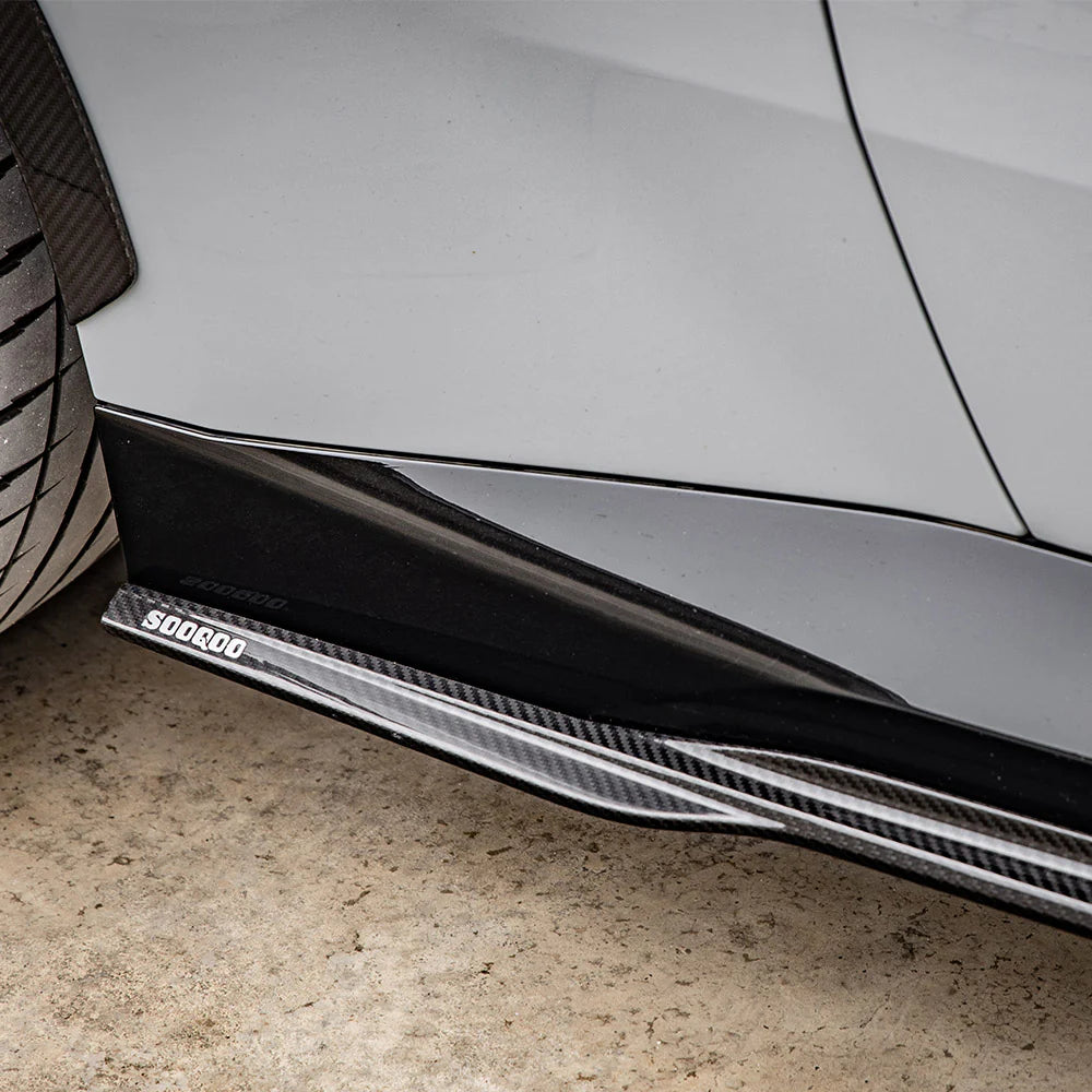 Sooqoo Dry Carbon Side Skirt Set for BMW 2 Series G42 (2022–Present)