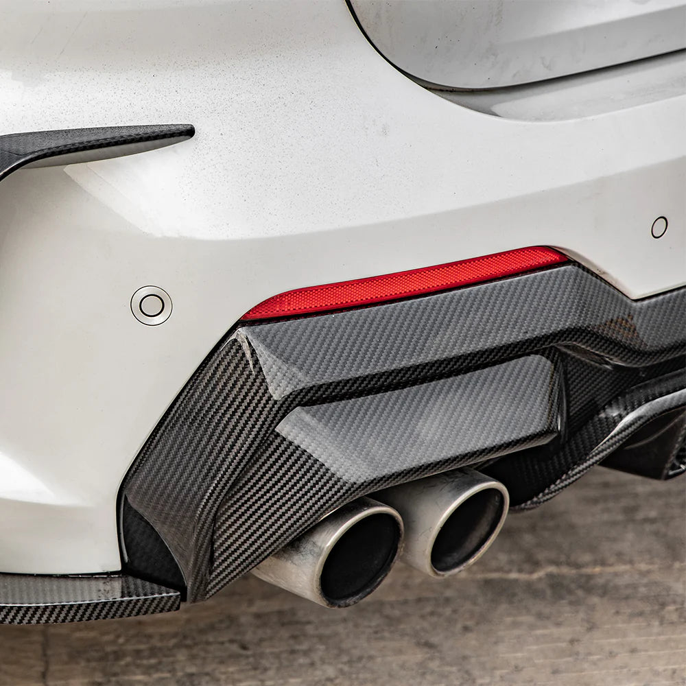 Sooqoo Dry Carbon Rear Diffuser for BMW 4 Series G22 (2020–Present)