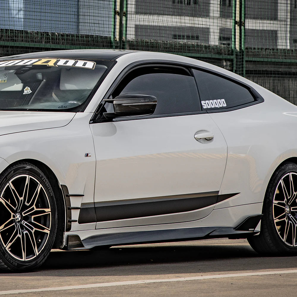 Sooqoo Dry Carbon Side Skirt Set for BMW 4 Series G22 (2020–Present)