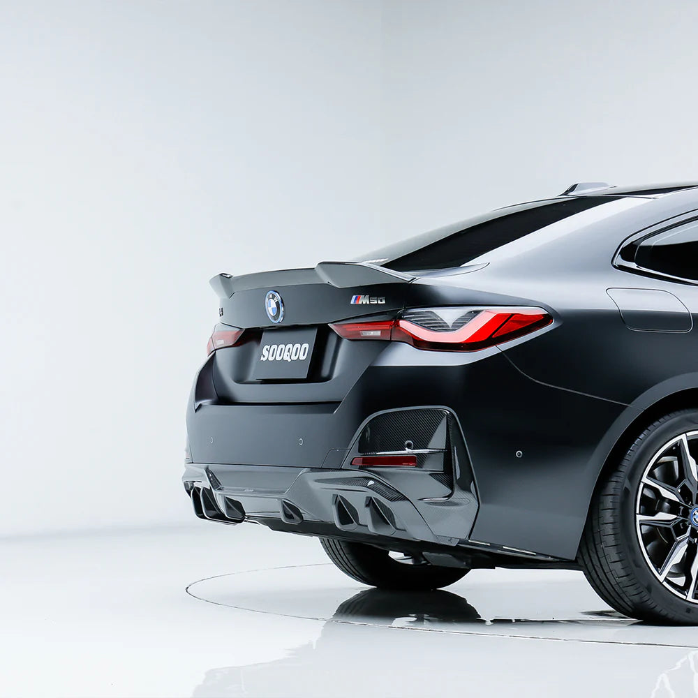 Sooqoo Dry Carbon Rear Diffuser for BMW i4 G26 (2022–Present)