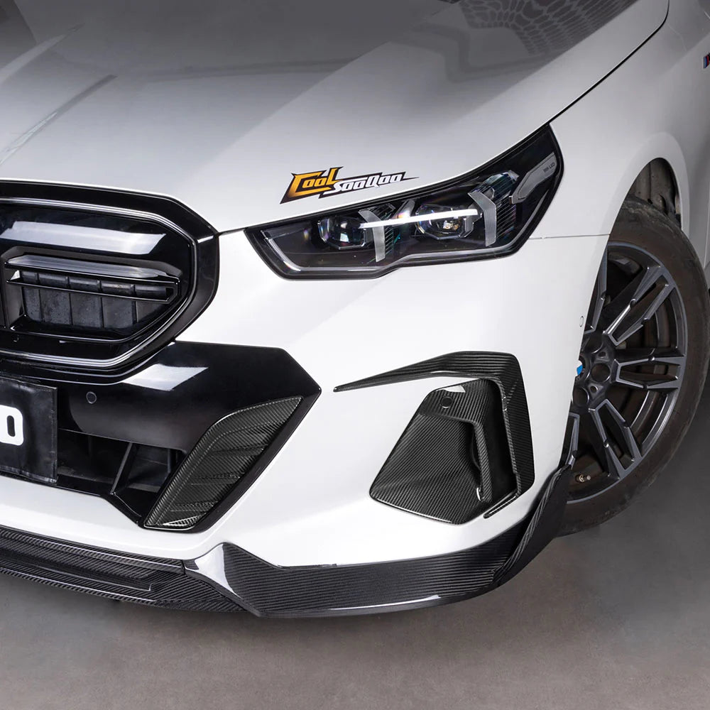 Sooqoo Dry Carbon Front Bumper Inserts for BMW 5 Series G60 (2024–Present)