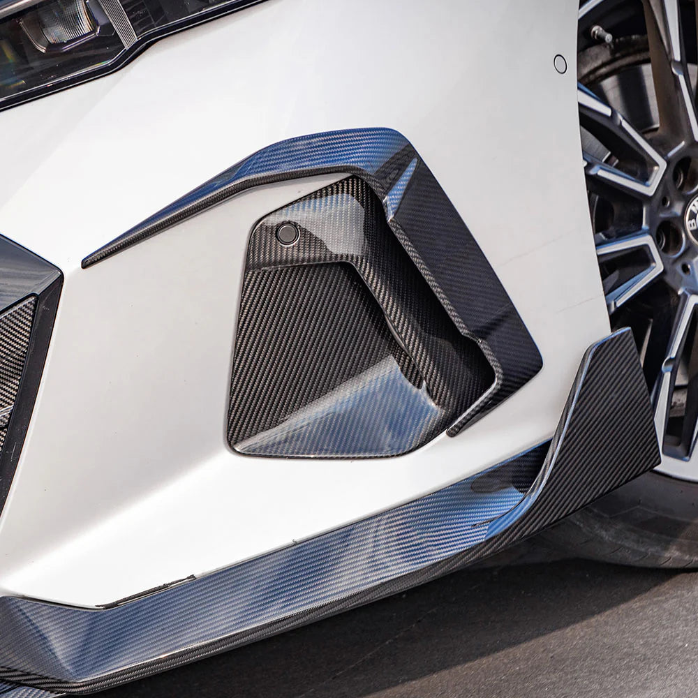 Sooqoo Dry Carbon Front Bumper Inserts for BMW 5 Series G60 (2024–Present)