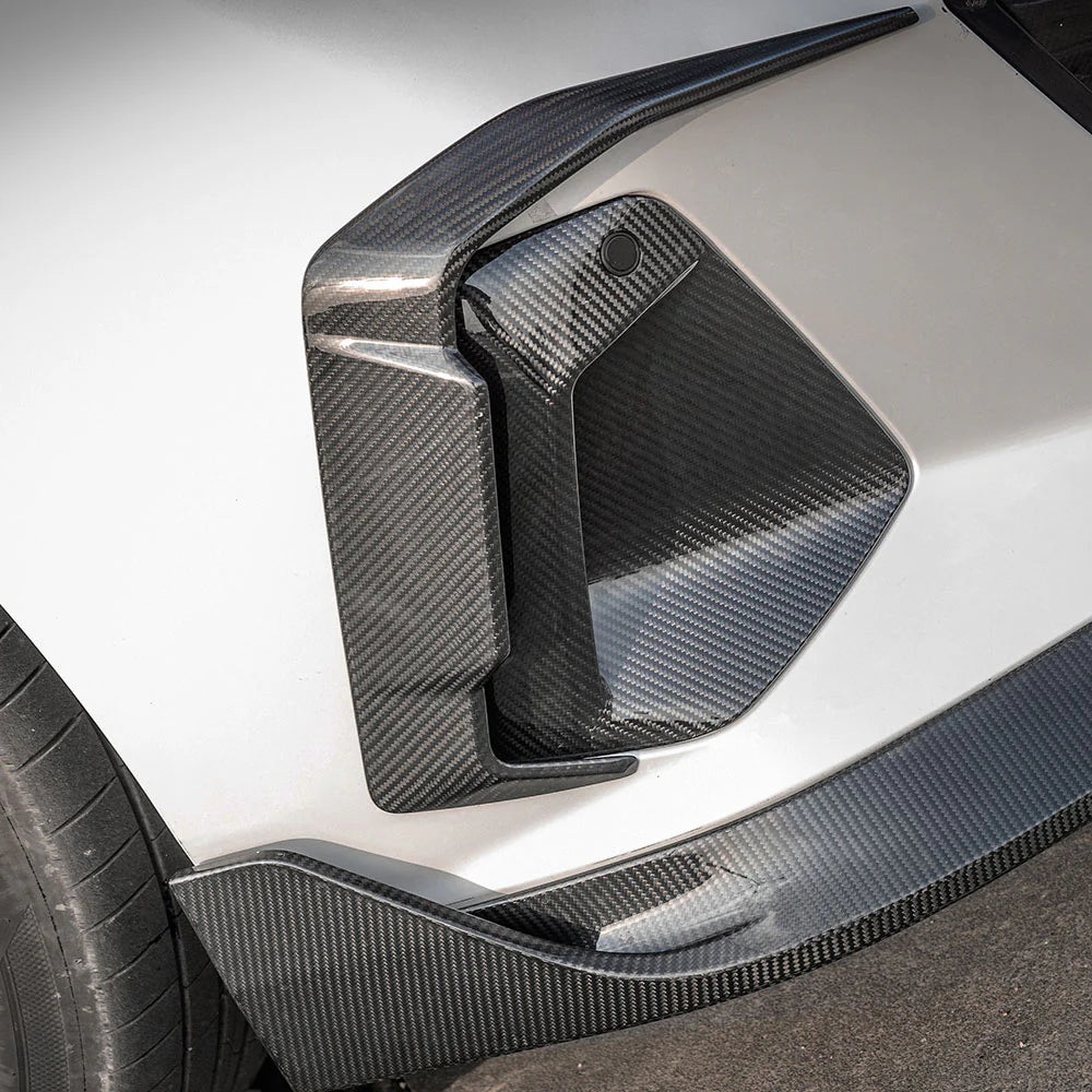 Sooqoo Dry Carbon Front Bumper Inserts for BMW 5 Series G60 (2024–Present)