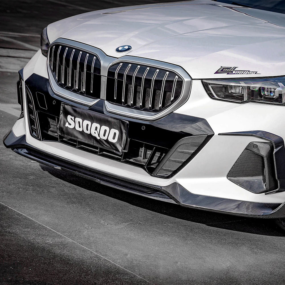 Sooqoo Dry Carbon Front Lip for BMW 5 Series G60 (2024–Present)