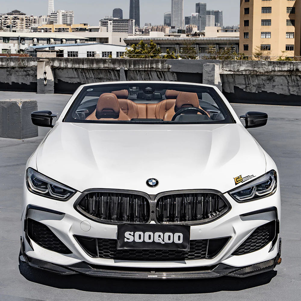 Sooqoo Dry Carbon Front Bumper Inserts for BMW 8 Series G14 (2019–Present)
