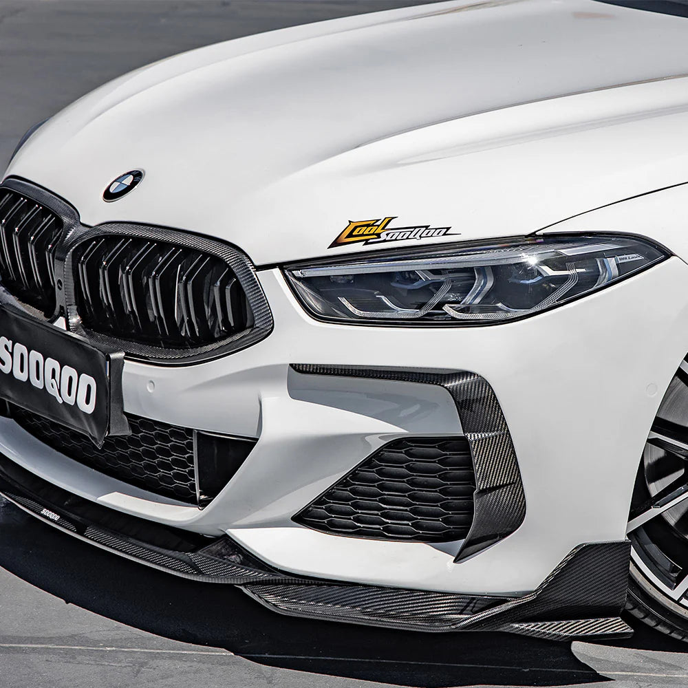 Sooqoo Dry Carbon Front Bumper Inserts for BMW 8 Series G14 (2019–Present)