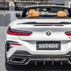 Sooqoo Dry Carbon Rear Bumper Inserts for BMW 8 Series G14 (2019–Present)