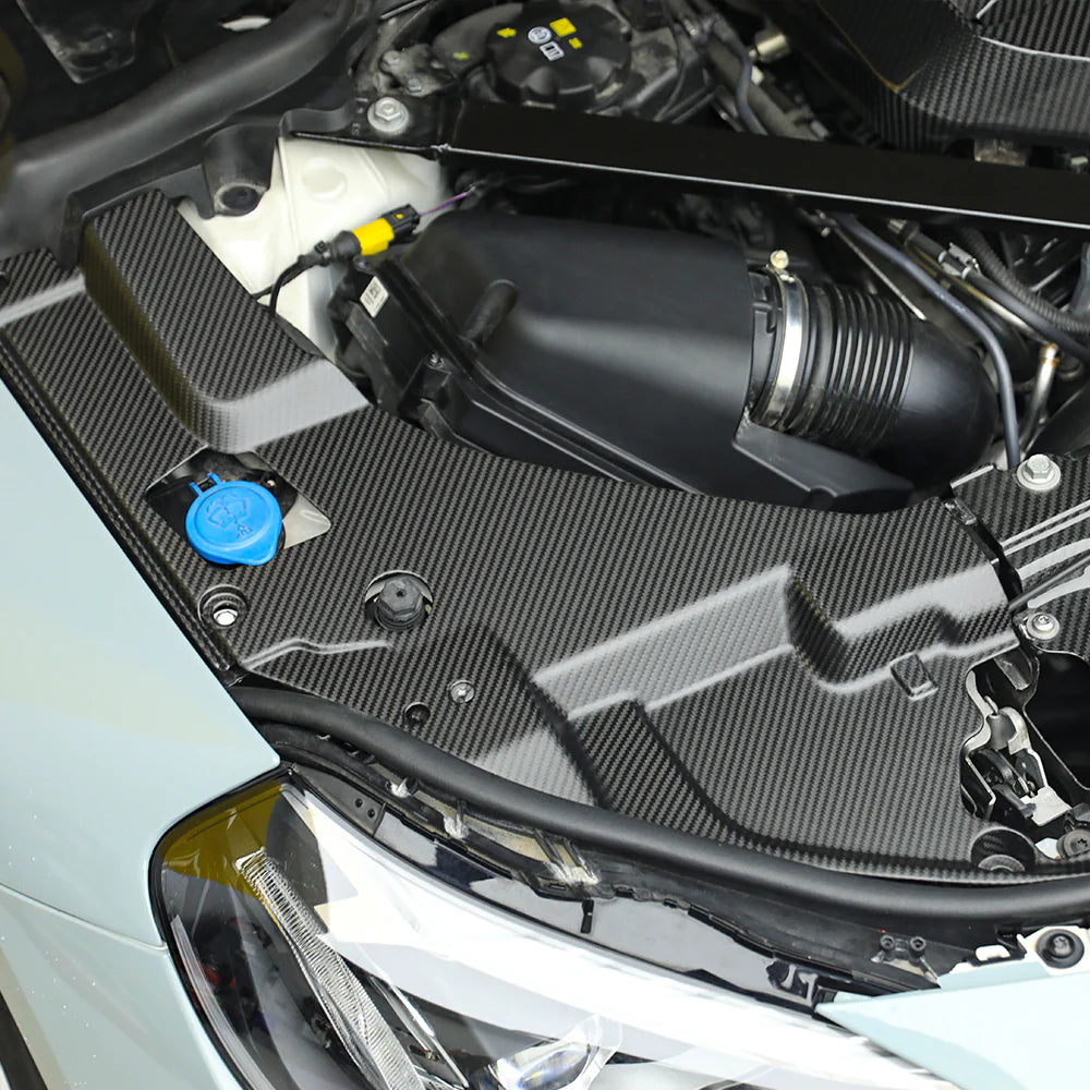 Sooqoo Dry Carbon Engine Bay Trim Set for BMW M2 G87 (2023–Present)