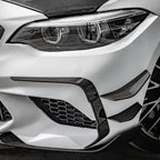 Sooqoo Dry Carbon Front Bumper Inserts for BMW M2 F87 (2015–2022)