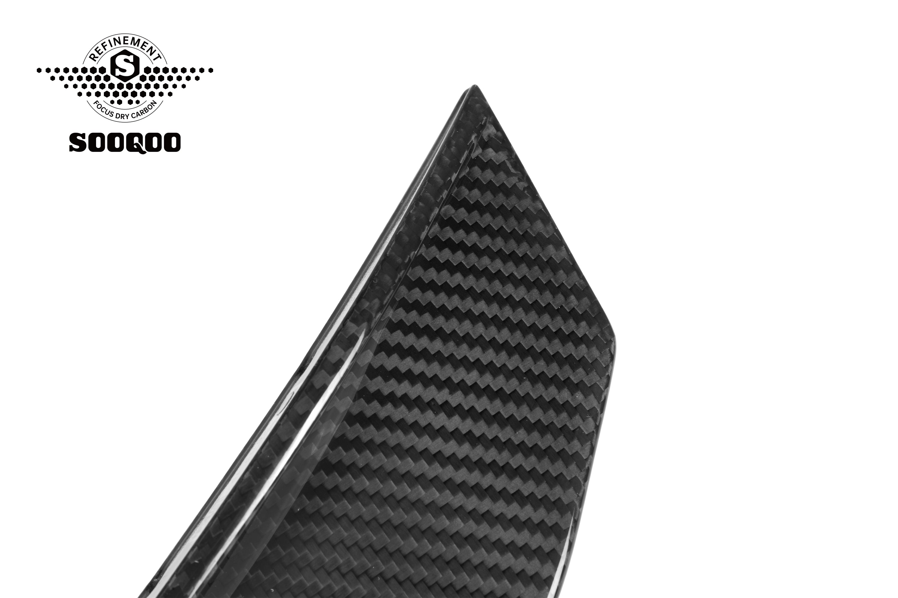 Sooqoo Dry Carbon Front Canards for BMW M2 F87 (2015–2022)