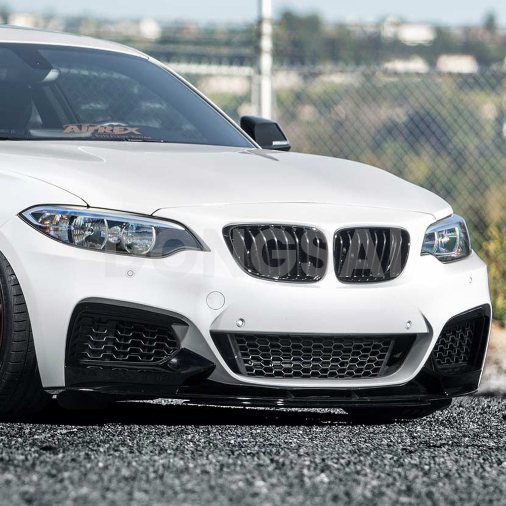 Sooqoo Dry Carbon Dual Slat Front Grille for BMW M2 F87 (2015–2022)