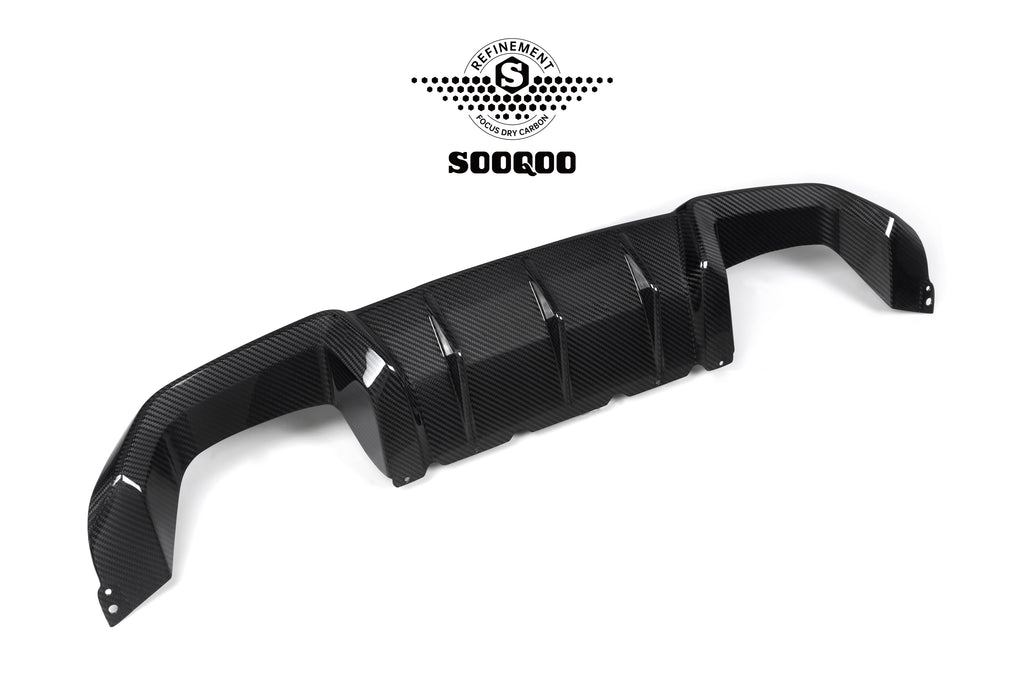 Sooqoo Dry Carbon Rear Diffuser for BMW M2 F87 (2015–2022)