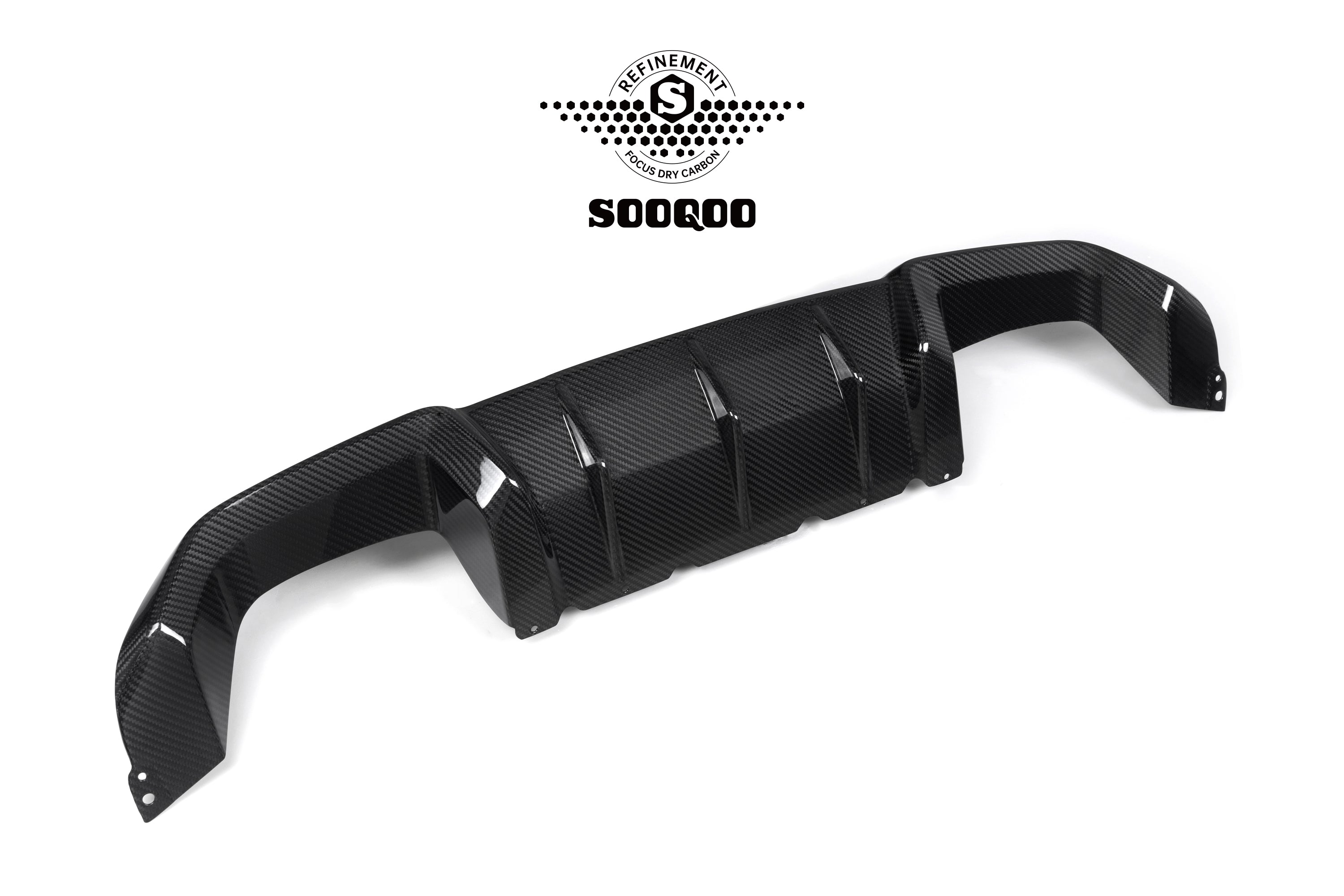 Sooqoo Dry Carbon Rear Diffuser for BMW M2 F87 (2015–2022)