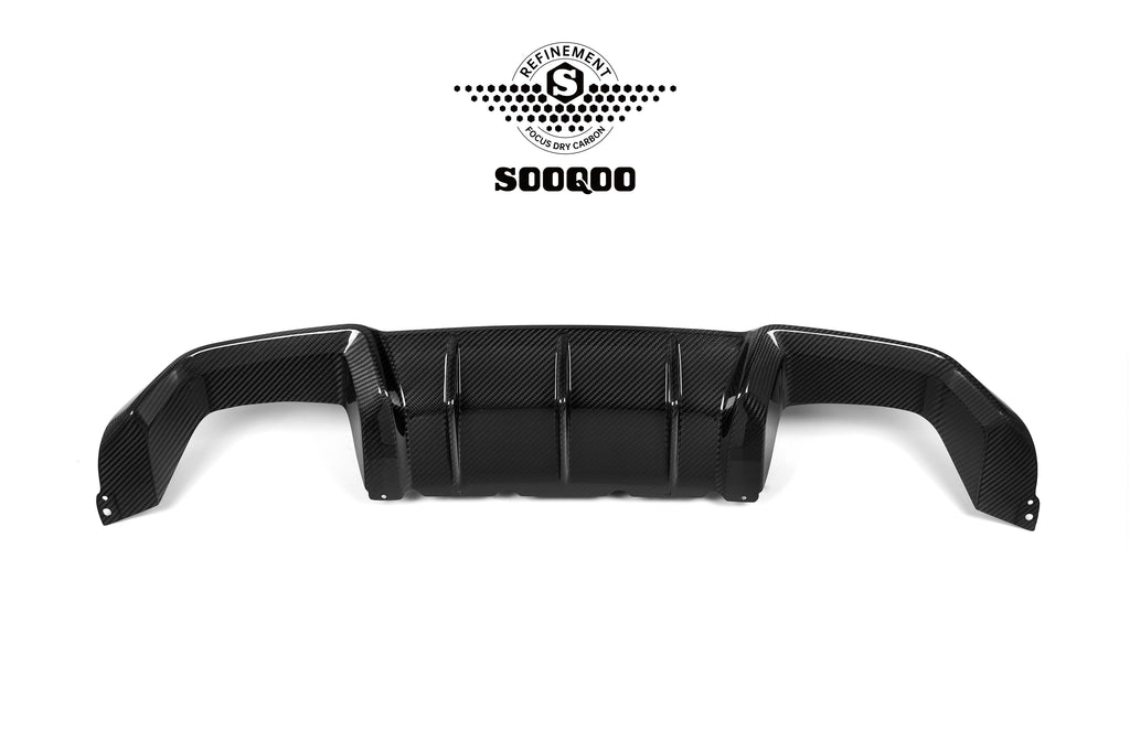 Sooqoo Dry Carbon Rear Diffuser for BMW M2 F87 (2015–2022)