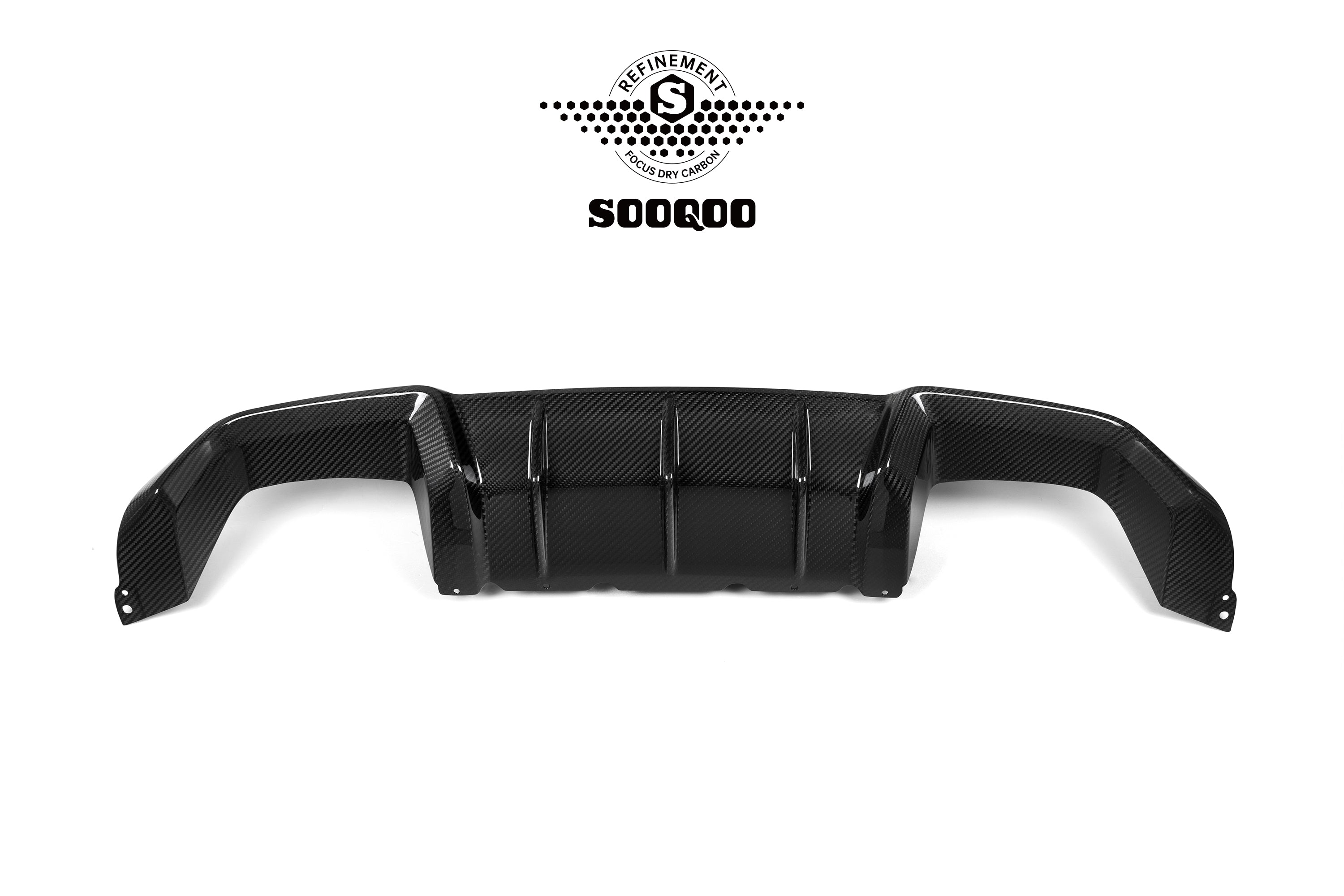 Sooqoo Dry Carbon Rear Diffuser for BMW M2 F87 (2015–2022)