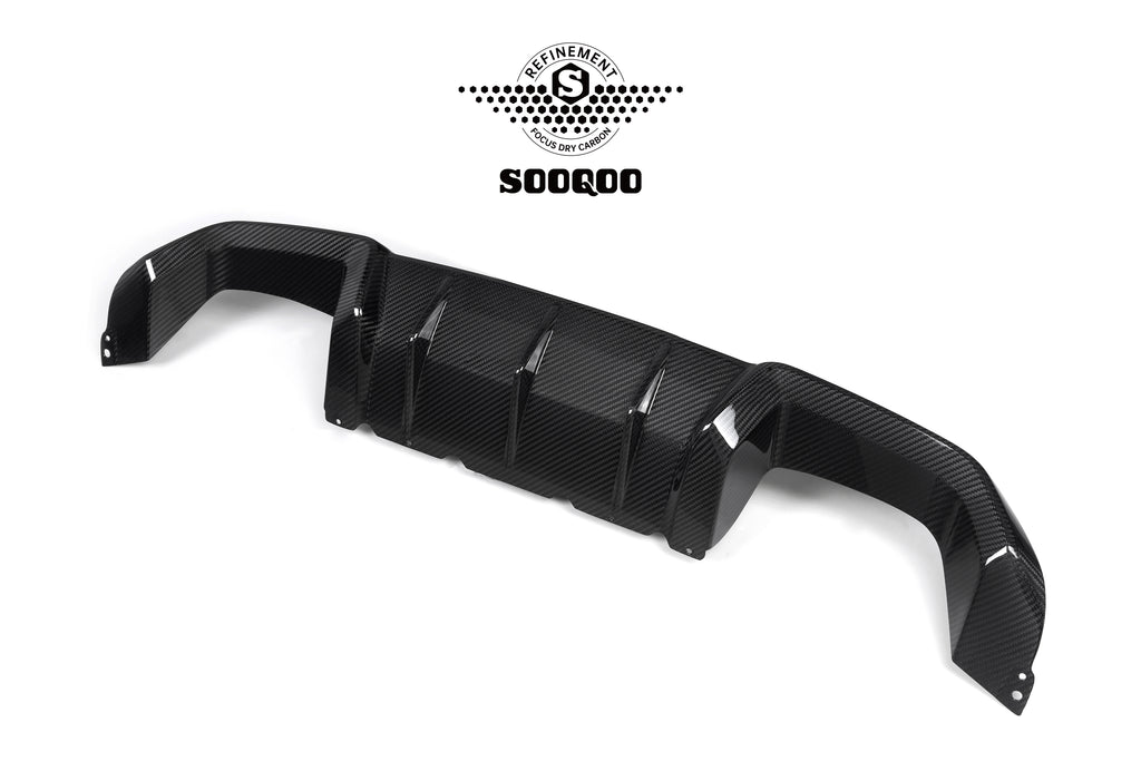 Sooqoo Dry Carbon Rear Diffuser for BMW M2 F87 (2015–2022)