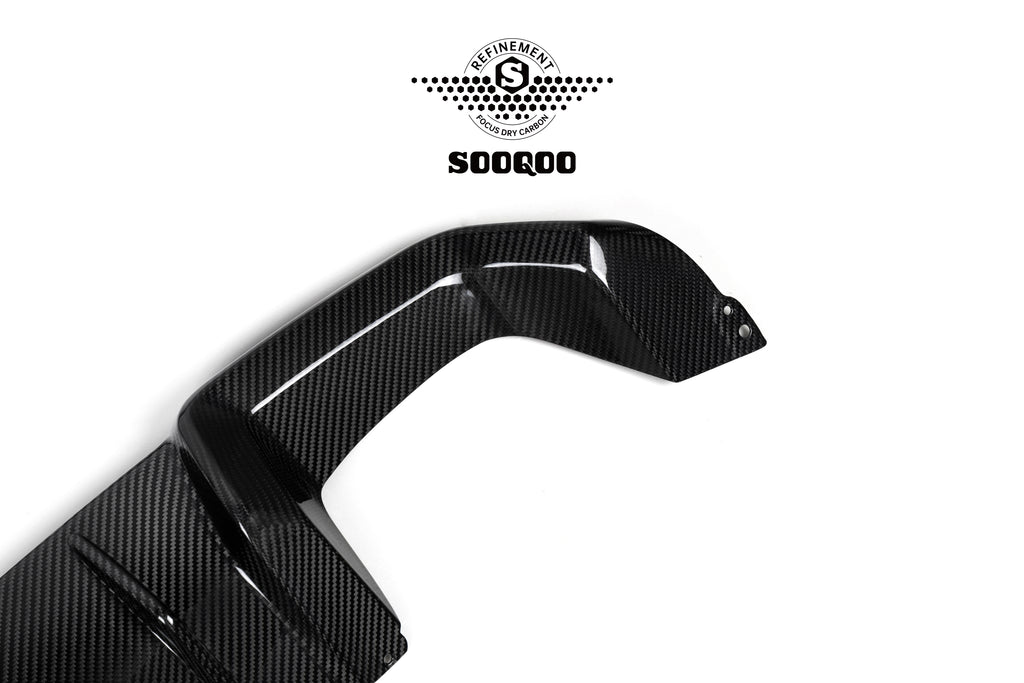 Sooqoo Dry Carbon Rear Diffuser for BMW M2 F87 (2015–2022)