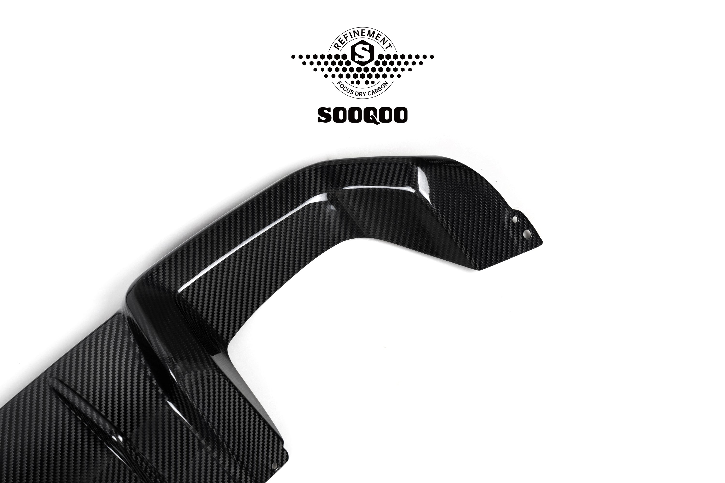 Sooqoo Dry Carbon Rear Diffuser for BMW M2 F87 (2015–2022)