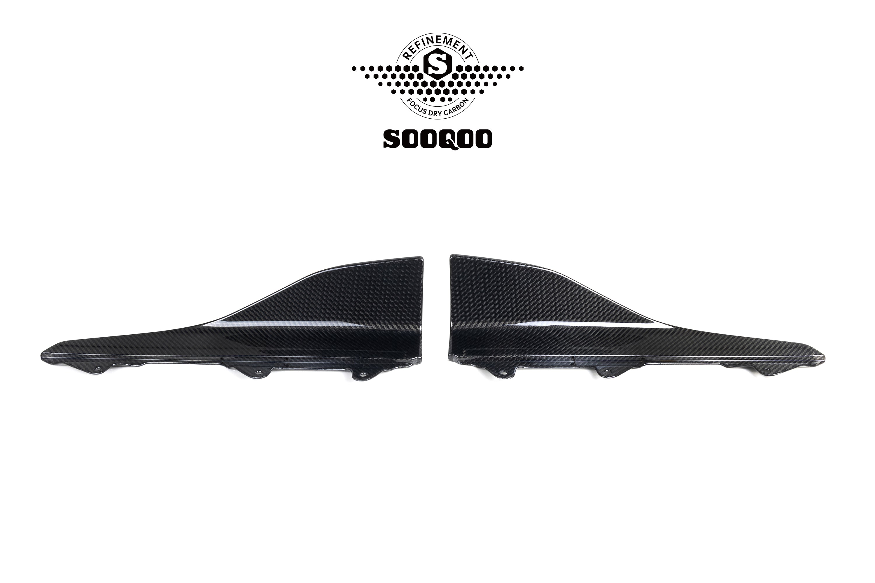 Sooqoo Dry Carbon Side Skirts for BMW M2 F87 (2015–2022)