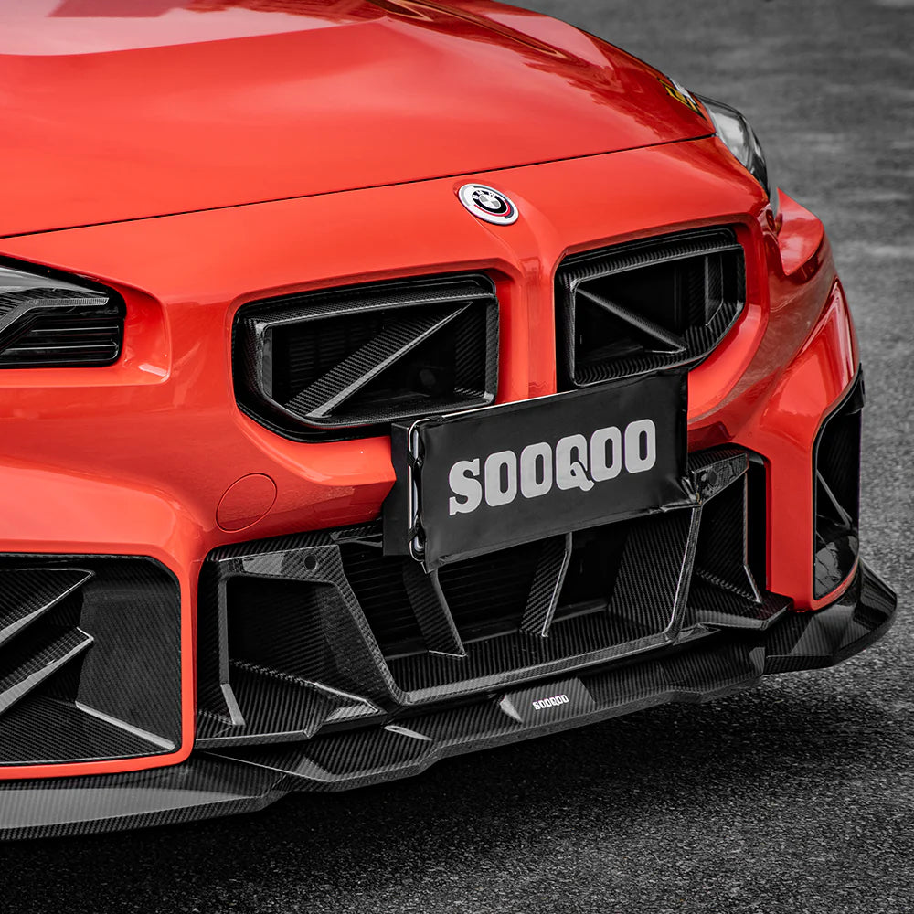 Sooqoo Dry Carbon V2 Front Lip for BMW M2 G87 (2023–Present)