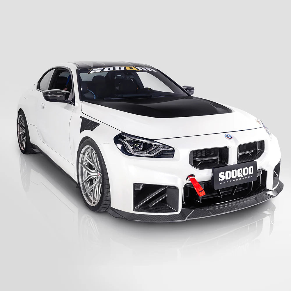 Sooqoo Dry Carbon V3 Front Lip for BMW M2 G87 (2023–Present)