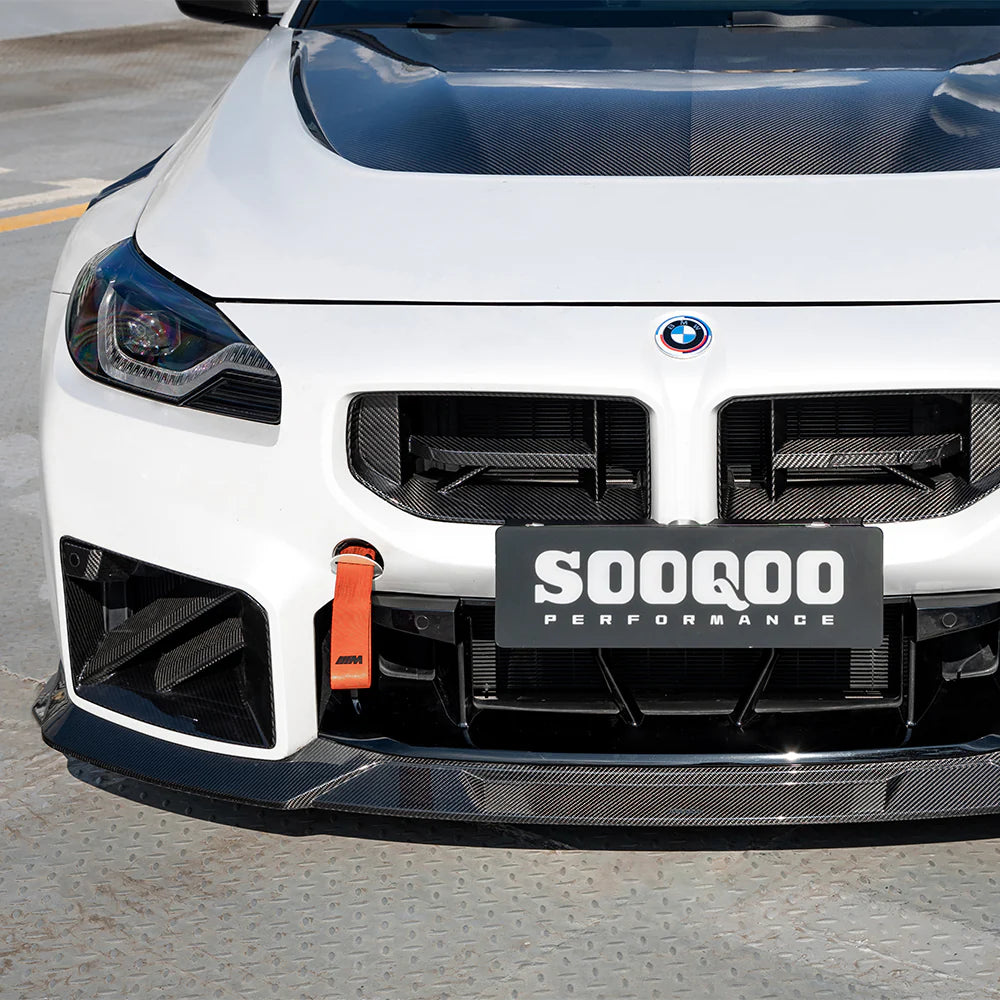 Sooqoo Dry Carbon V3 Front Lip for BMW M2 G87 (2023–Present)