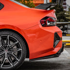 Sooqoo Dry Carbon Rear Bumper Inserts for BMW M2 G87 (2023–Present)