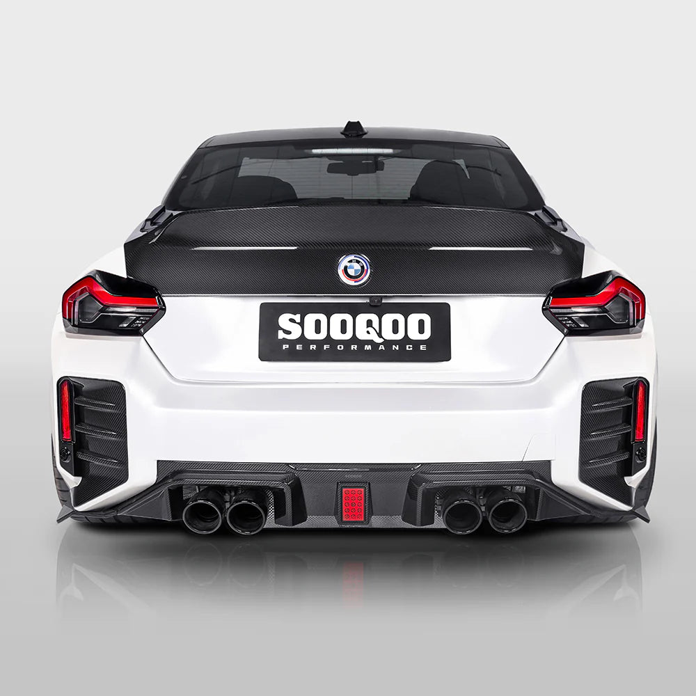 Sooqoo Dry Carbon V3 Rear Diffuser for BMW M2 G87 (2023–Present)