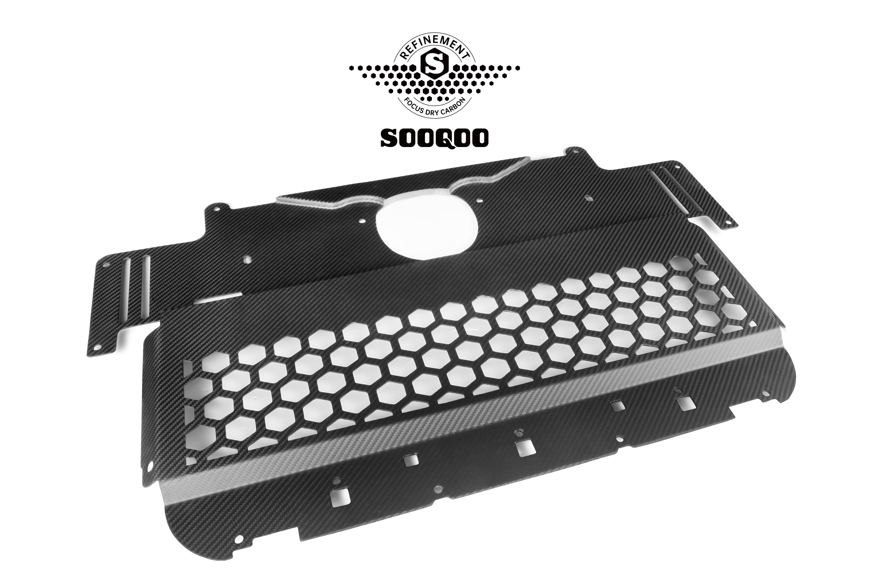 Sooqoo Dry Carbon Lower Front Skid Plate for BMW M2 G87 (2023–Present)
