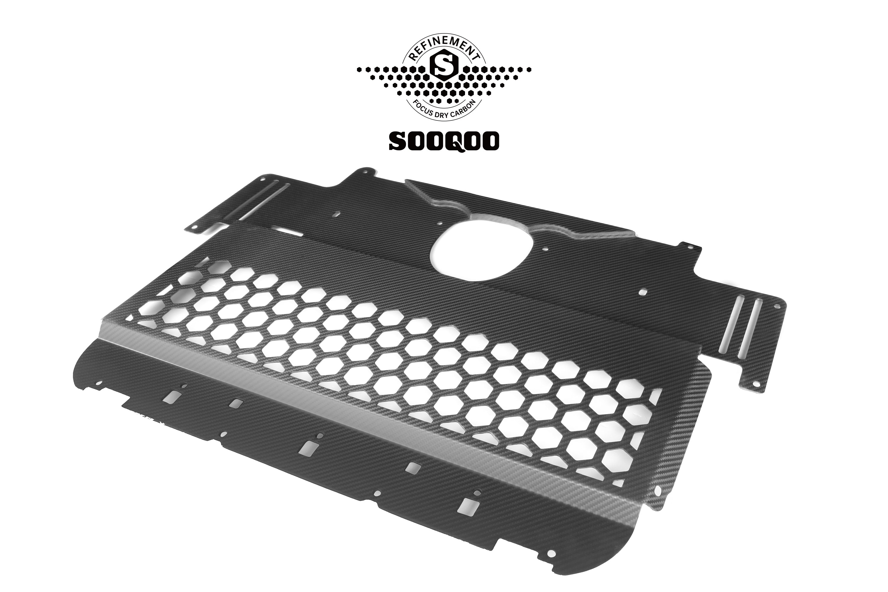 Sooqoo Dry Carbon Lower Front Skid Plate for BMW M2 G87 (2023–Present)