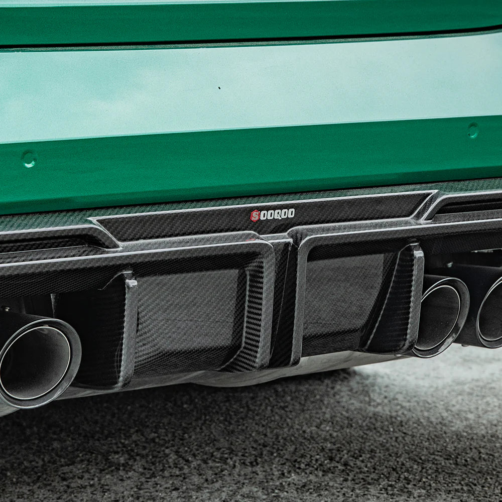 Sooqoo Dry Carbon V1 Rear Diffuser for BMW M3/M4 G8X (2021–Present)