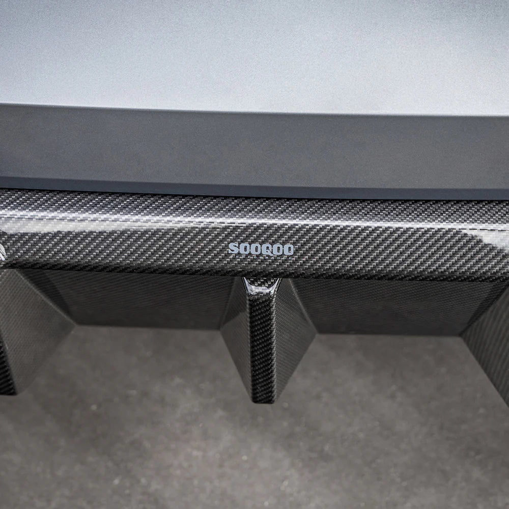 Sooqoo Dry Carbon V2 Rear Diffuser for BMW M3/M4 G8X (2021–Present)