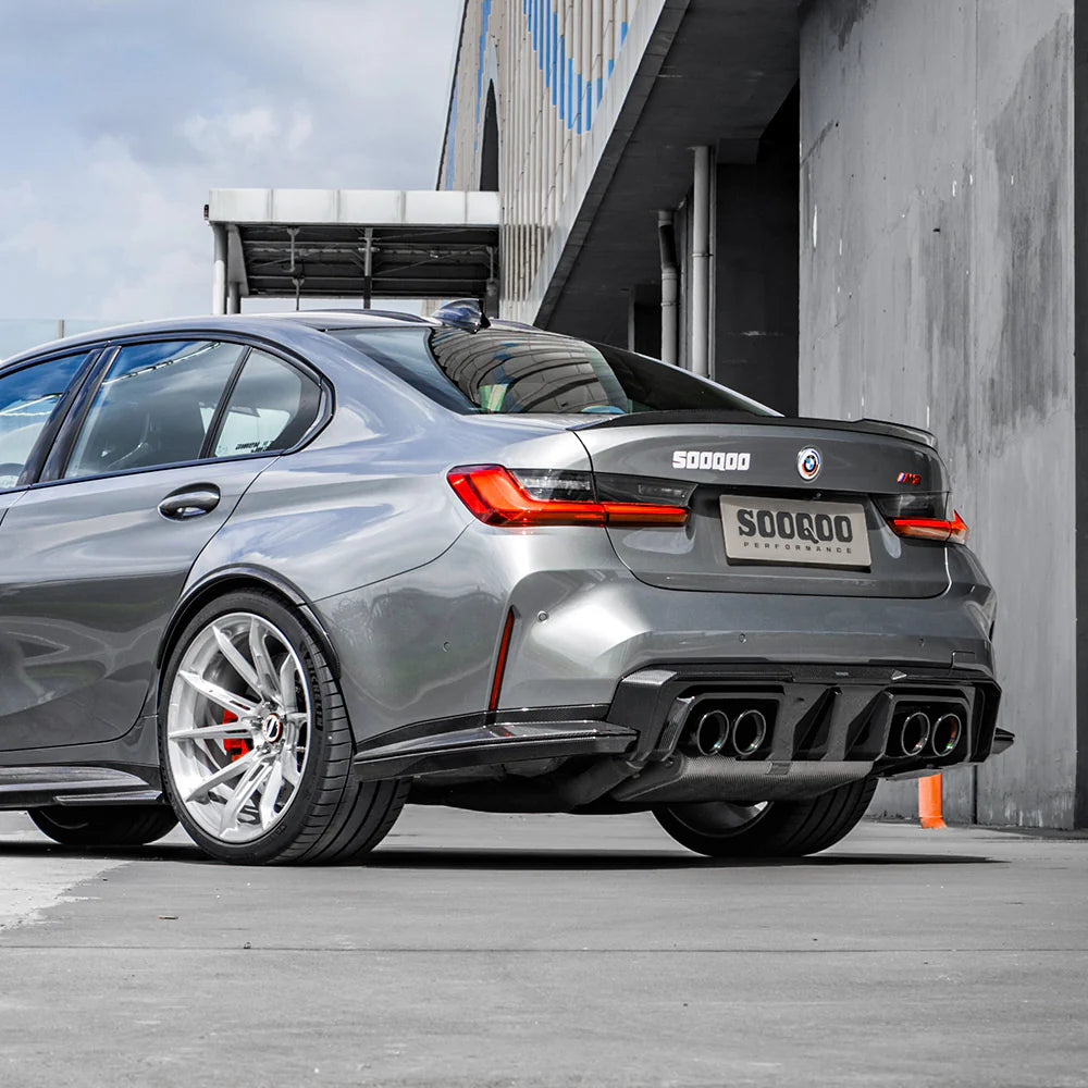Sooqoo Dry Carbon V2 Rear Diffuser for BMW M3/M4 G8X (2021–Present)