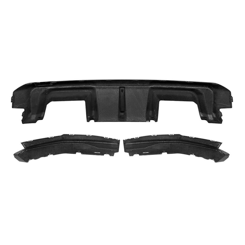 Sooqoo Dry Carbon V2 Rear Diffuser w/ Brake Light for BMW M3/M4 G8X (2021–Present)