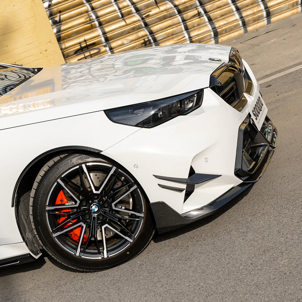 Sooqoo Dry Carbon Front Canards for BMW M5 G90 (2025–Present)