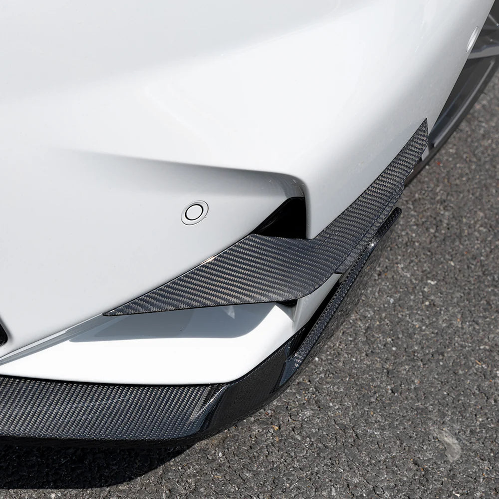 Sooqoo Dry Carbon Front Canards for BMW M5 G90 (2025–Present)