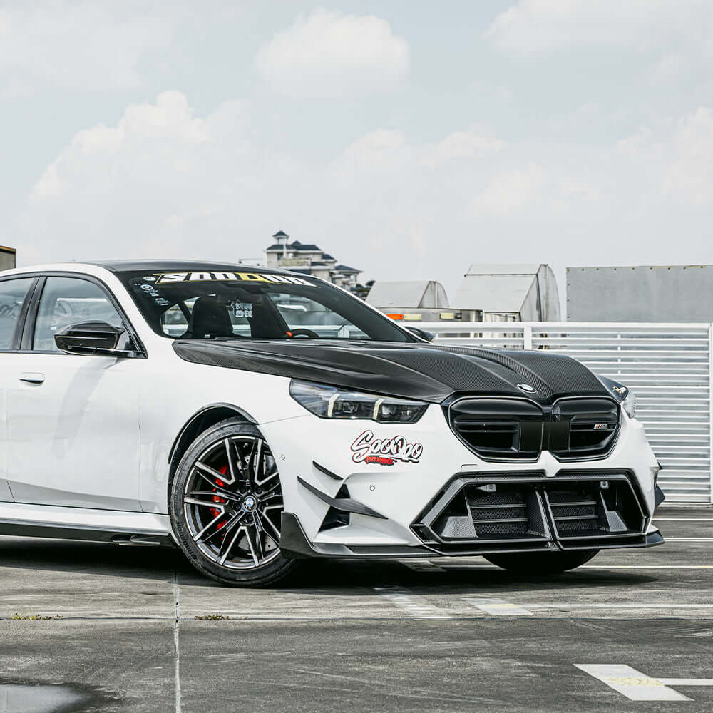 Sooqoo Dry Carbon Vented Hood for BMW M5 G90/G99 (2025–Present)