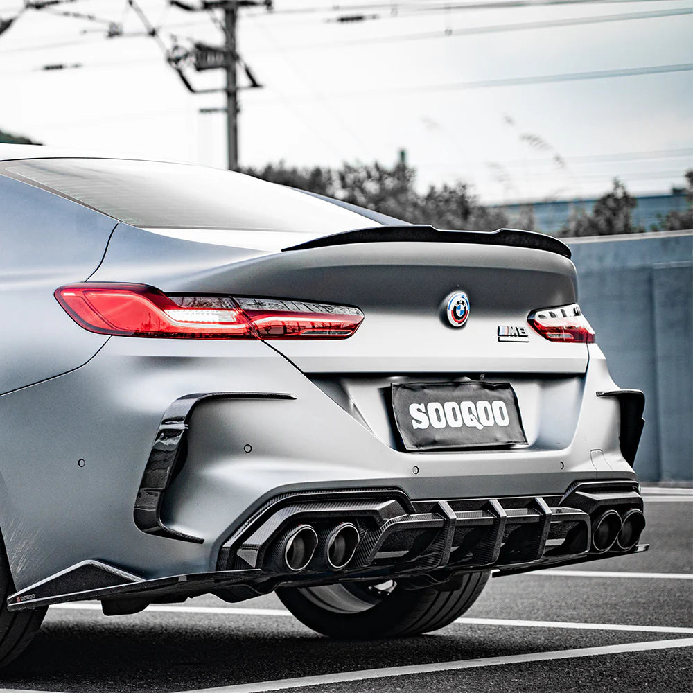 Sooqoo Dry Carbon Rear Bumper Insert for BMW M8 F92 (2019–Present)
