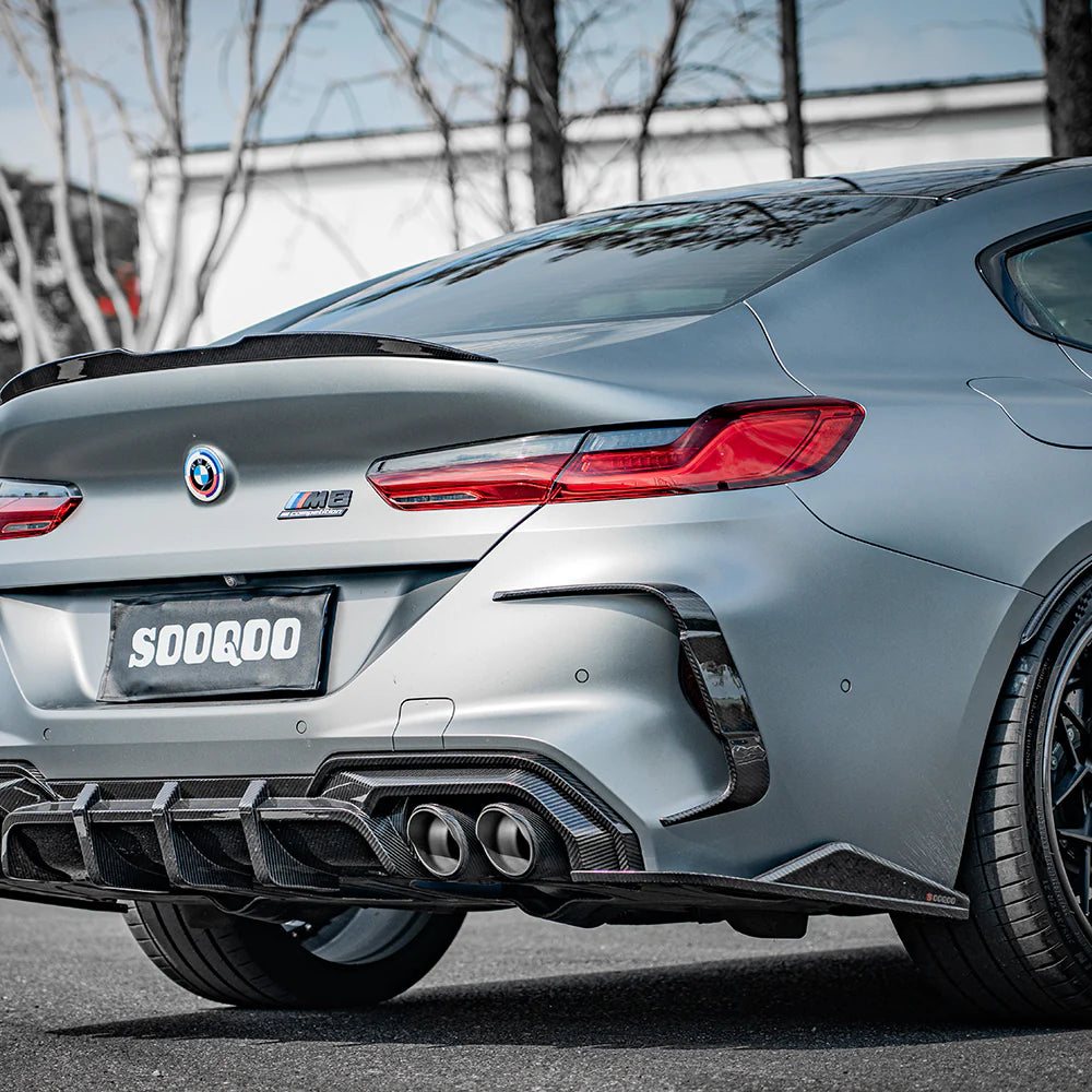 Sooqoo Dry Carbon Rear Vent Trim for BMW M8 F93 (2019–Present)