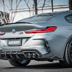 Sooqoo Dry Carbon Rear Vent Trim for BMW M8 F93 (2019–Present)