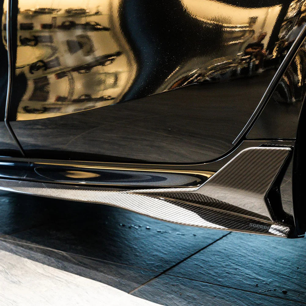 Sooqoo Dry Carbon Side Skirts for BMW M8 F93 (2019–Present)