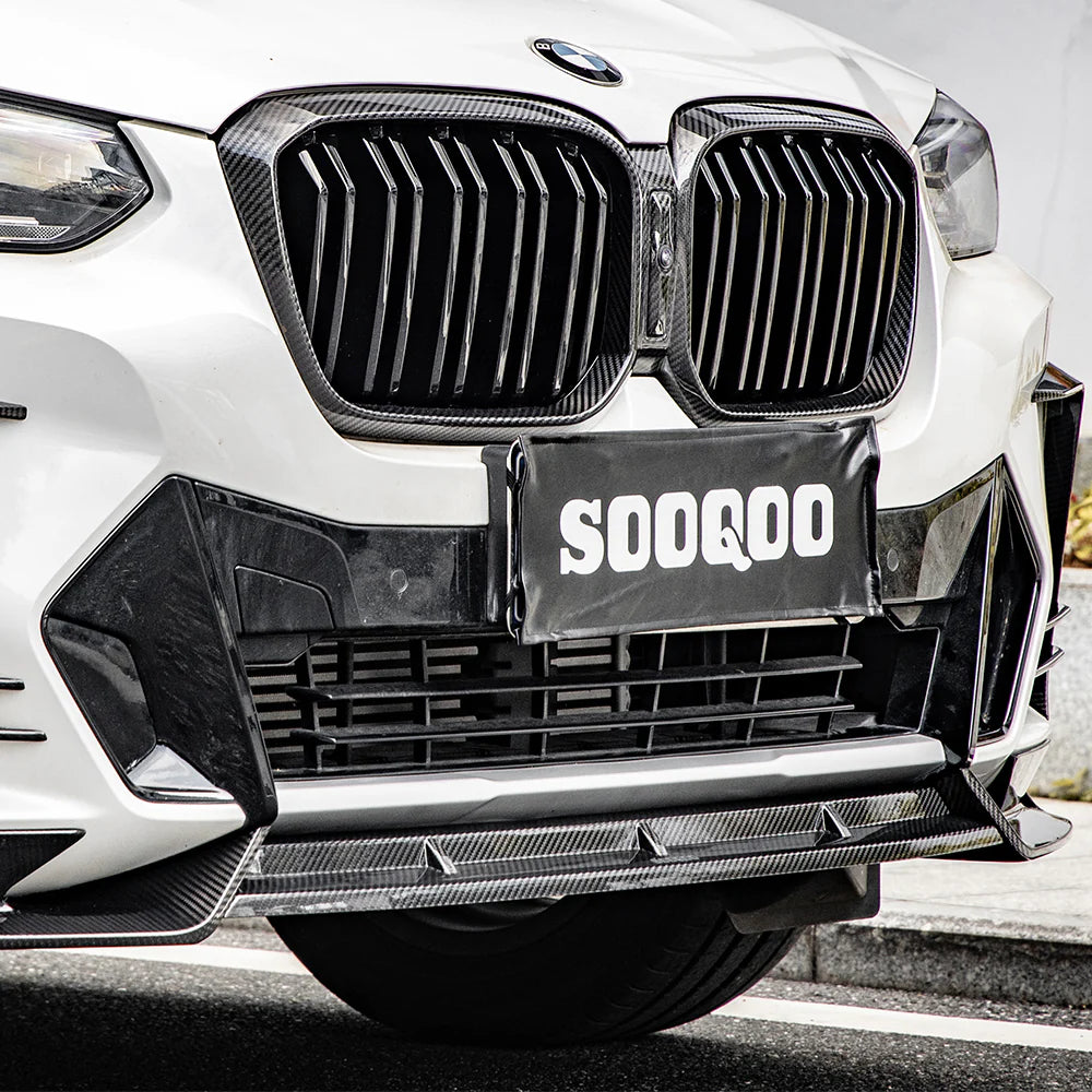 Sooqoo Dry Carbon V1 Front Lip for BMW X3 G01 (2018–Present)