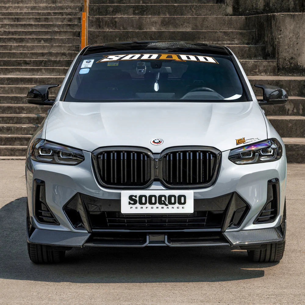 Sooqoo Dry Carbon V2 Front Lip for BMW X3 G01 (2018–Present)