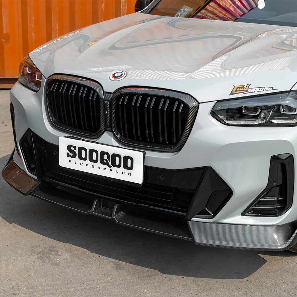 Sooqoo Dry Carbon V2 Front Lip for BMW X3 G01 (2018–Present)
