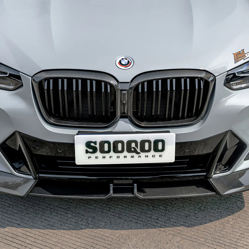 Sooqoo Dry Carbon V2 Front Lip for BMW X3 G01 (2018–Present)