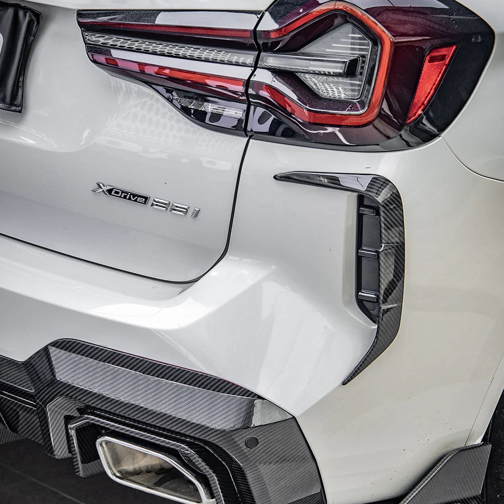 Sooqoo Dry Carbon LCI Rear Bumper Insert for BMW X3 G01 (2018–Present)