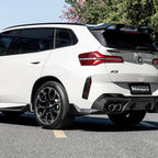 Sooqoo Dry Carbon Rear Bumper Inserts for BMW X3 G45 (2024–Present)