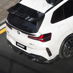 Sooqoo Dry Carbon Rear Bumper Inserts for BMW X3 G45 (2024–Present)